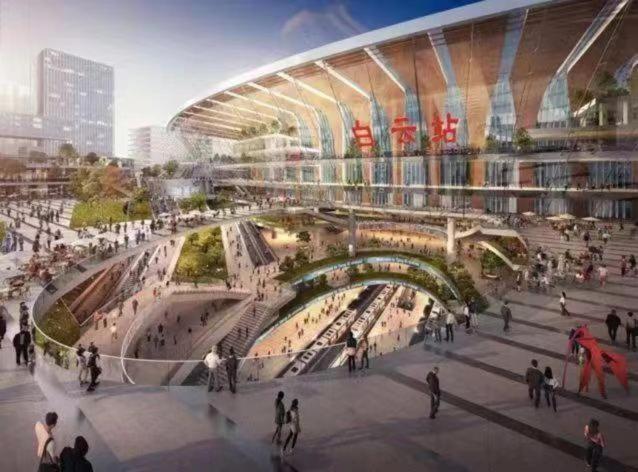 Chaoman Hotel -Guangzhou Shijing City Plaza Xiaoping Subway Station Exterior photo